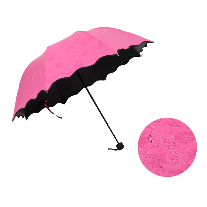 Новинка женский зонт принцессы с волшебными цветами куполом складной от