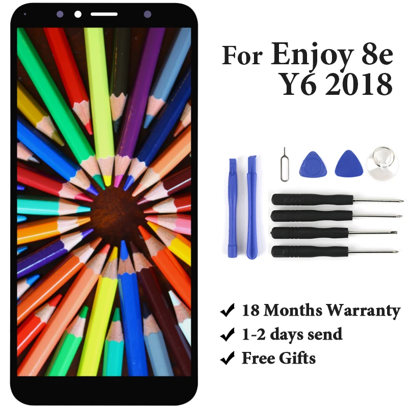 

Best for Enjoy 8E/Y6 2018 Y6 2018 ATU-LX1 ATU-L21 ATU-LX3 lcd screen for mobile phone lcd display assembly replacement