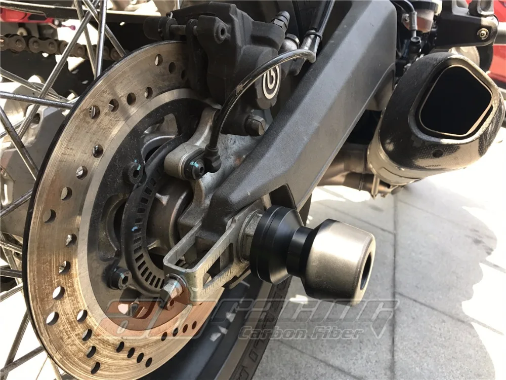Защитные накладки на заднее колесо для Ducati Scrambler / 800 2015 2016 2017 2018|crash sliders|crash bobbinssliders