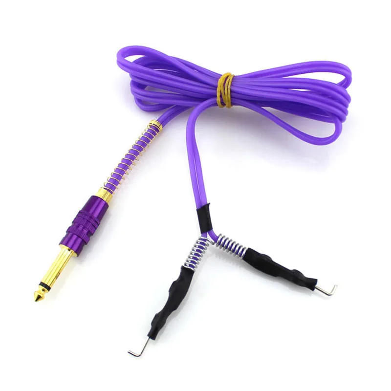 2 м силиконовый гибкий шнур для тату зажима источника питания провод кабель