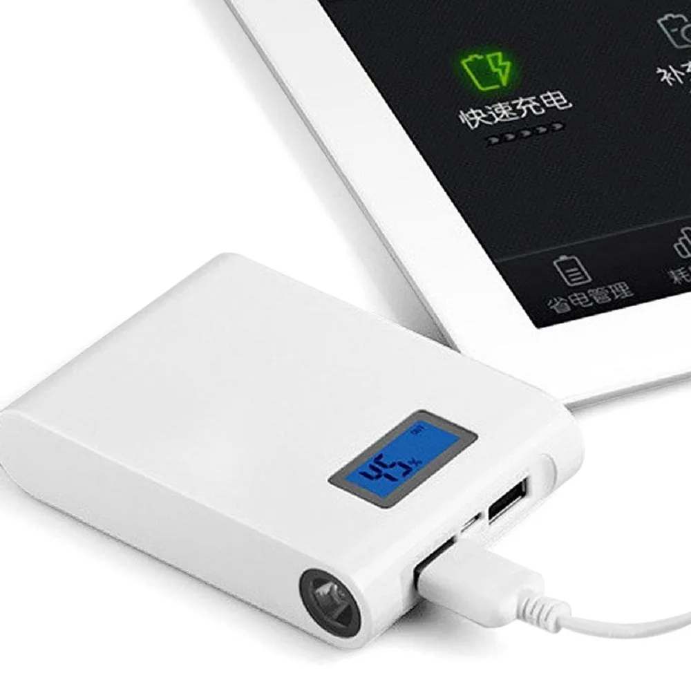 Двойной USB внешний аккумулятор зарядное устройство чехол 5 в 12000 мАч светодиодный двойной USB внешний аккумулятор 18650 зарядное устройство чехол DIY коробка для телефона M.6