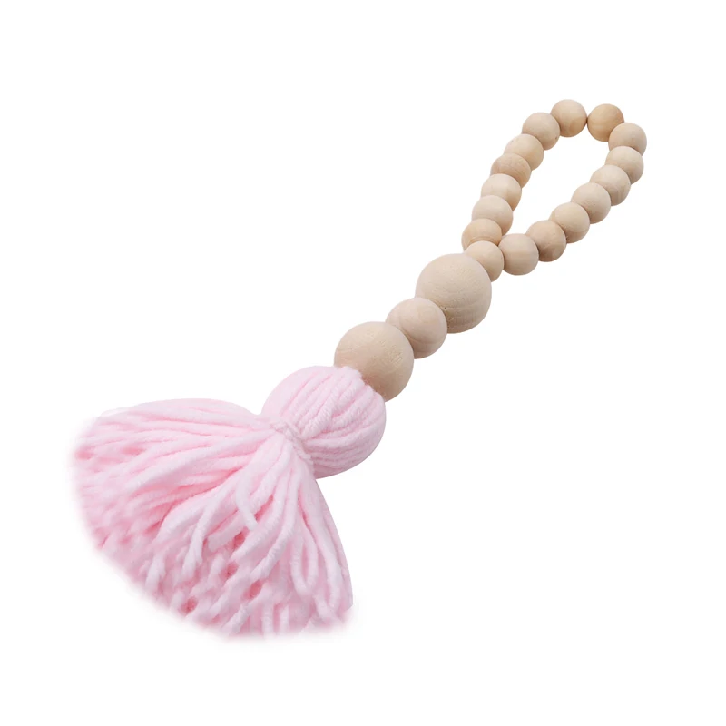 Асель кулон ручной работы деревянные бусины Tassel Pendant Nordic стена детской комнаты