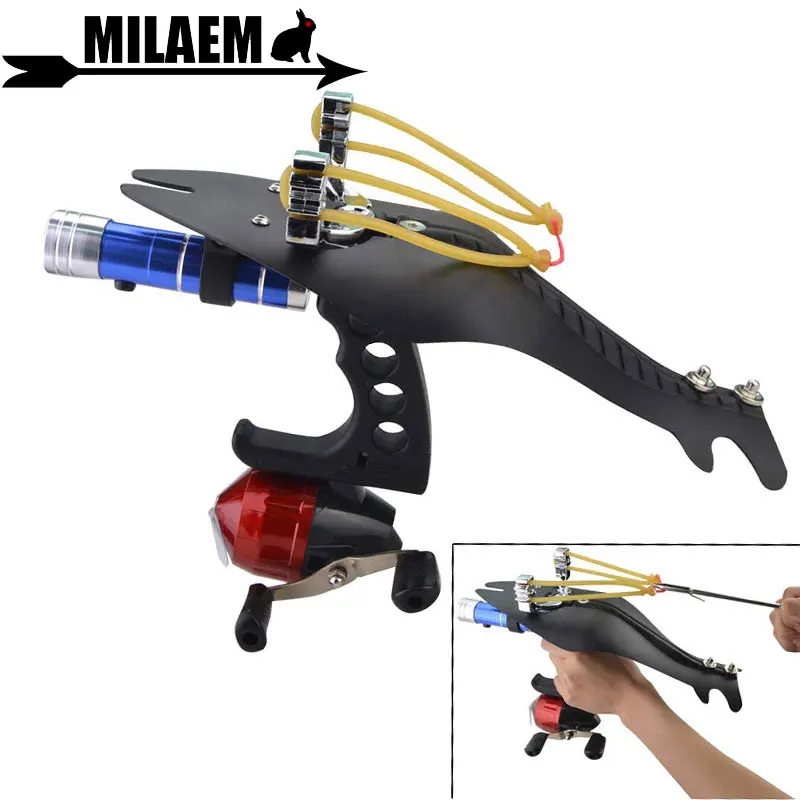 1 Набор для стрельбы из лука рыболовная Рогатка Рыболовная катушка катапульта на