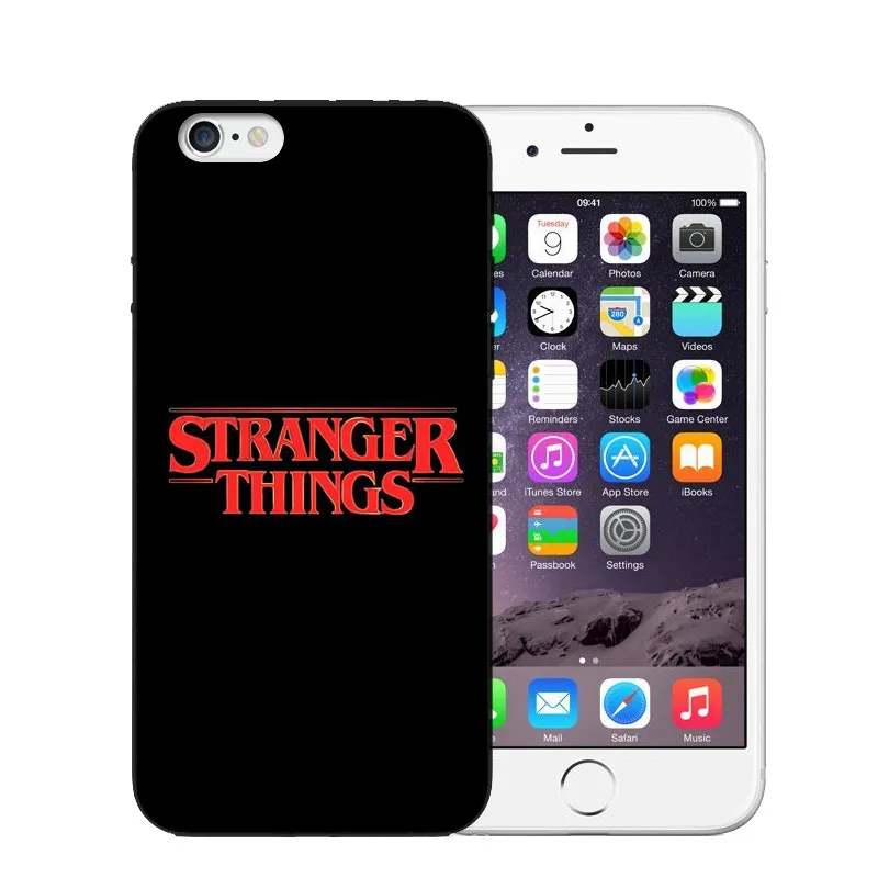 Stranger Things Soft Phone Case for iPhone X 8 Plus Christmas Lights Back Cover 5 5S 6 6s 7 Covers Capa |