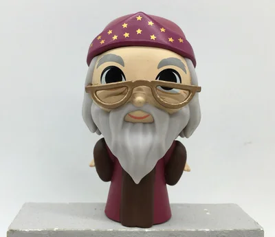 Funko Mystery Minis: Гарри Поттер-Добби, Рон, Лорд Волдеморт, рубеус один тайна фигурка свободная игрушка без коробки - Цвет: Зеленый