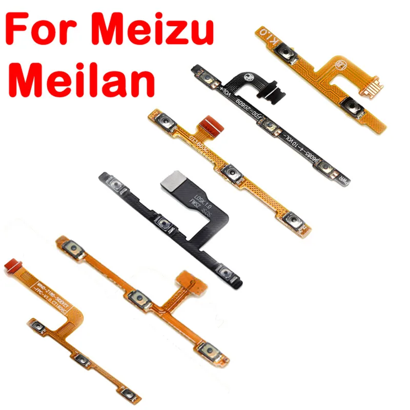Для Meizu MX4 MX6 MX5 Pro 5 M3 M3S M5 M5S M5C M2 Note металлический боковой выключатель питания с