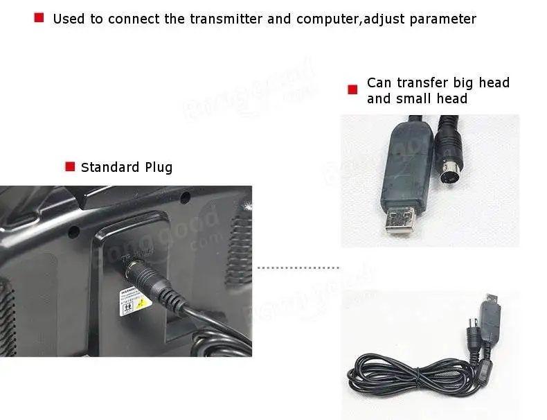 Кабель для передачи данных FlySky usb кабель загрузки передатчика FS i6 обновленная