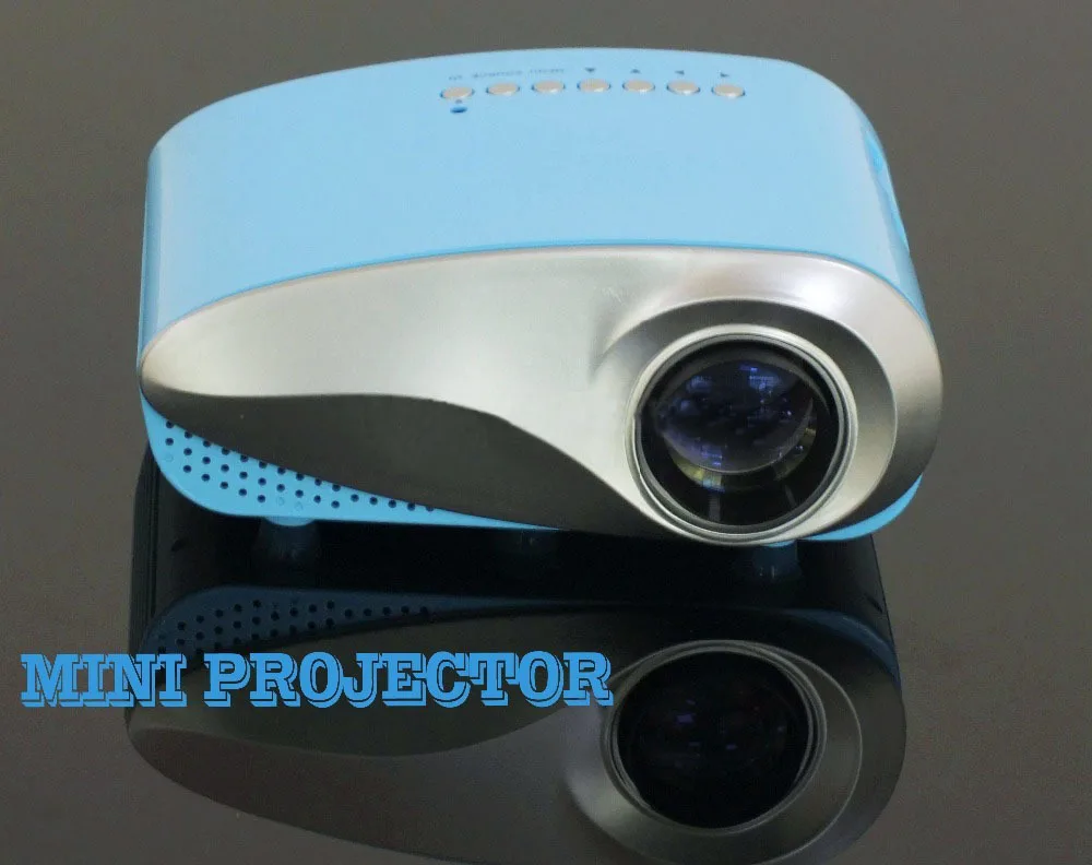 Newest 200lumens 3D Beamer LED Electric Projector Portable Video Pico Micro ProJector Mini HDMI USB AV VGA TV Tuner | Электроника