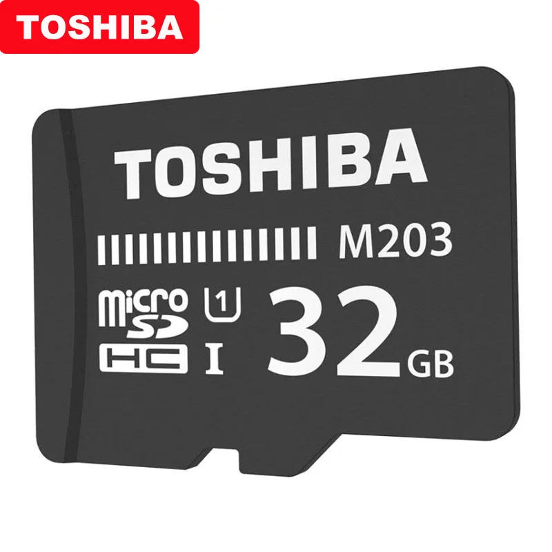 Карта памяти TOSHIBA Micro SD M203 класс 10 16 ГБ 32 64 128 карта C10 Mini SDHC SDXC TF-карта для смартфонов