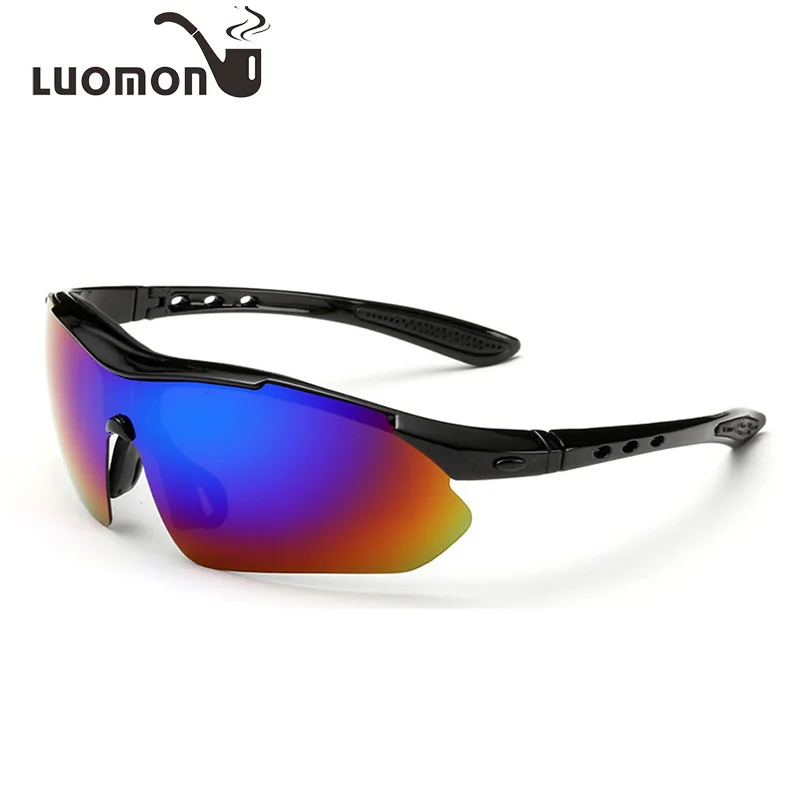 

LUOMON Sports Polarized Sunglasses Goggle for Men Shield Windproof Eyewear Classic UV protection Outdoor Driving Sun Glasses