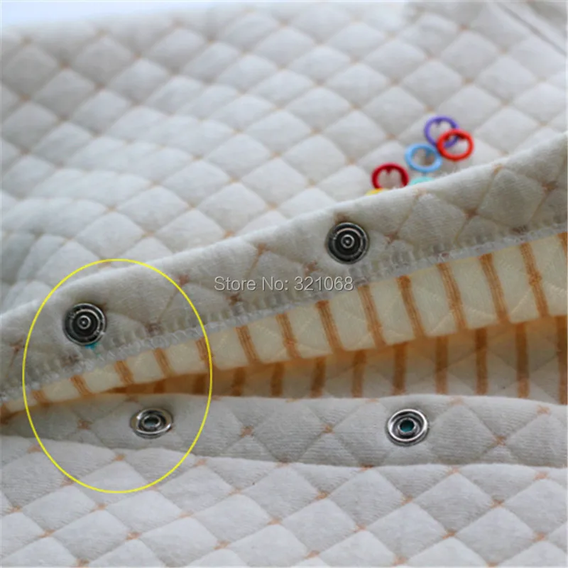 80 sets of 9.5 MM metal snap button color paint clasp with five claws box packaging wholesale + Hand tools | Дом и сад