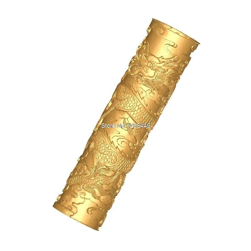 Балясины _ pillars_dragon 3d модель STL рельеф для ЧПУ формат колонны stl artcam vectric aspire|stl relief|3d