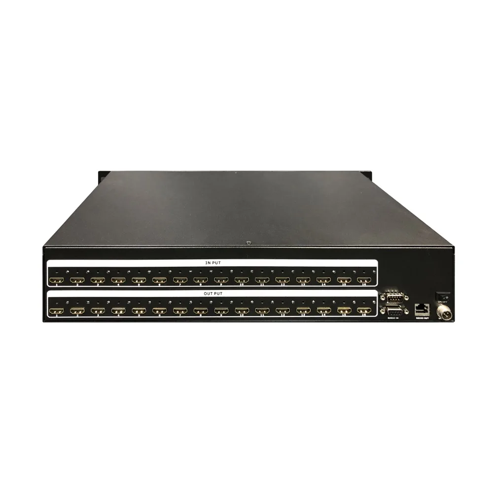 Матричный коммутатор ISEEVY 16x16 HDMI с 16 в выходами полноканальный поддержка 4K x 2K @ 30 Гц
