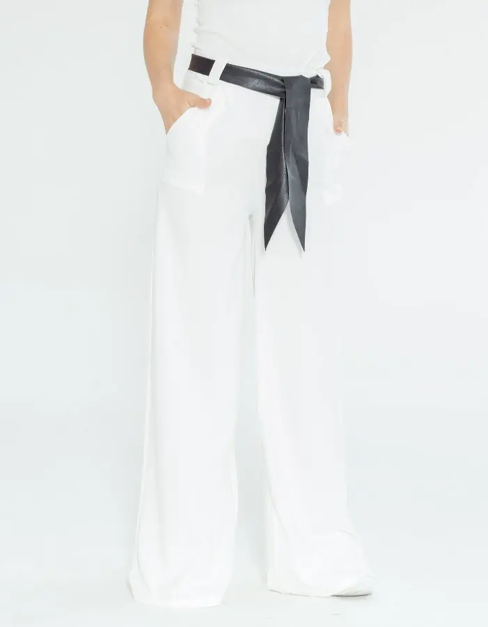 SHN Pantalon палаццо Blanco Roto. 22340 002 SS18| |