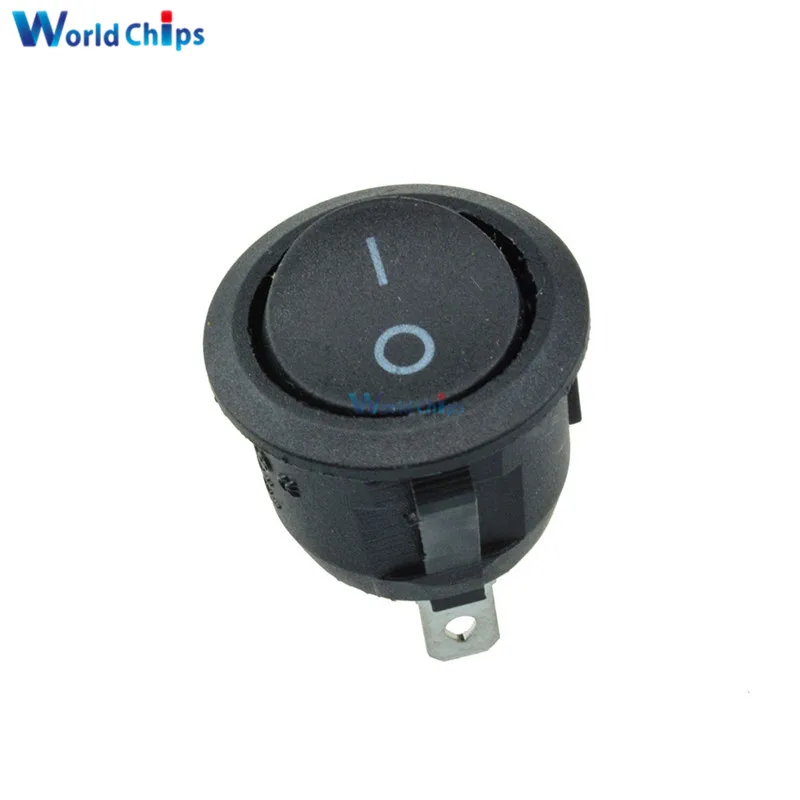 5 шт. мини 3 контактный круглый черный SPDT вкл. ВЫКЛ.|rocker switch pin|switch blackswitch mini |