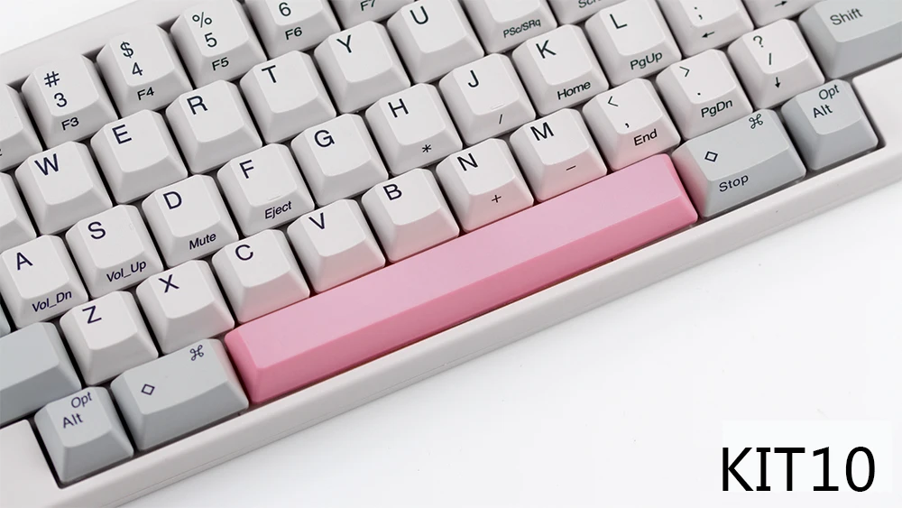 Механическая клавиатура PBT keycap RF Электростатическая емкостная клавиатура HHKB Topre пробел колпачок белый зеленый цвет
