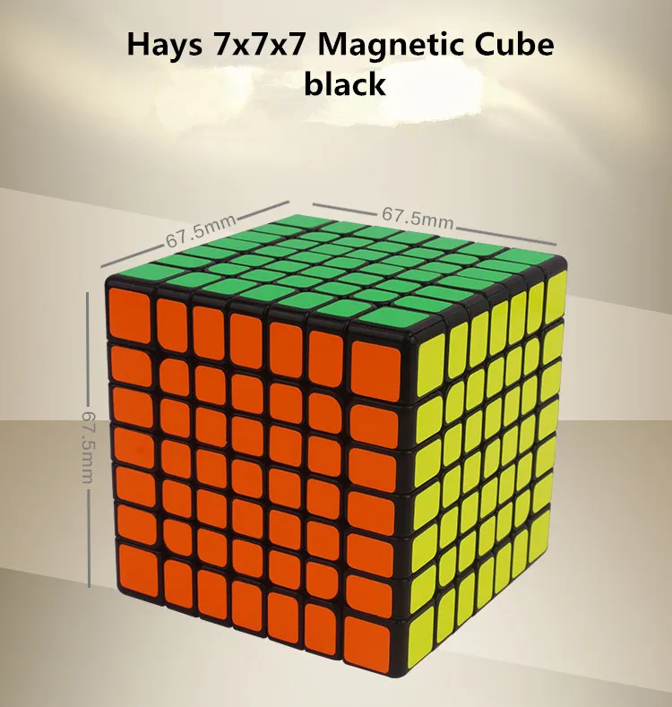 Yuxin Hays 7x7x7 Магнитный Профессиональный Кубик Рубика Магическая Скорость 7x7 куб