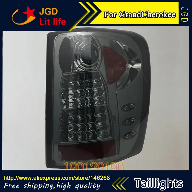 Задние фонари для Jeep Grand Cherokee 1999-2004 светодиодный задний фонарь задний багажная лампа крышка drl+ сигнал+ тормоз+ обратный