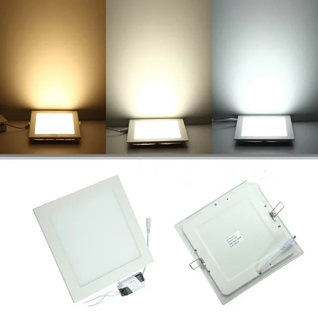 Светодиодные панели 25 Вт Люмены квадратный светодиод smd теплый белый свет