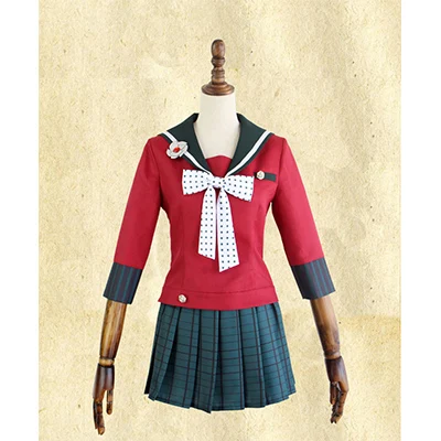 dress New 6PCS Danganronpa V3 Killing Harmony Harukawa Maki School Uniform women girl Cosplay Costume set and wig Halloween Costume - Цвет: dress