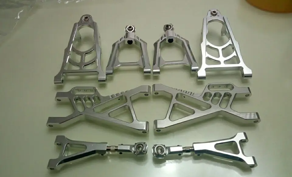 Комплект рычагов подвески из сплава ЧПУ для 1/5 hpi baja 5b детали km rovan 8 шт.|suspension arm|hpi