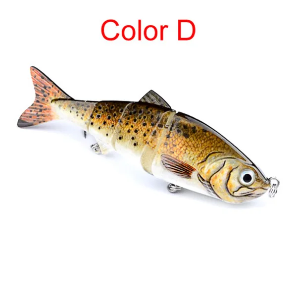 Новинка 1 шт. 12 см мульти соединенный окуляр Crappie рыболовная приманка Swimbait Crankbait