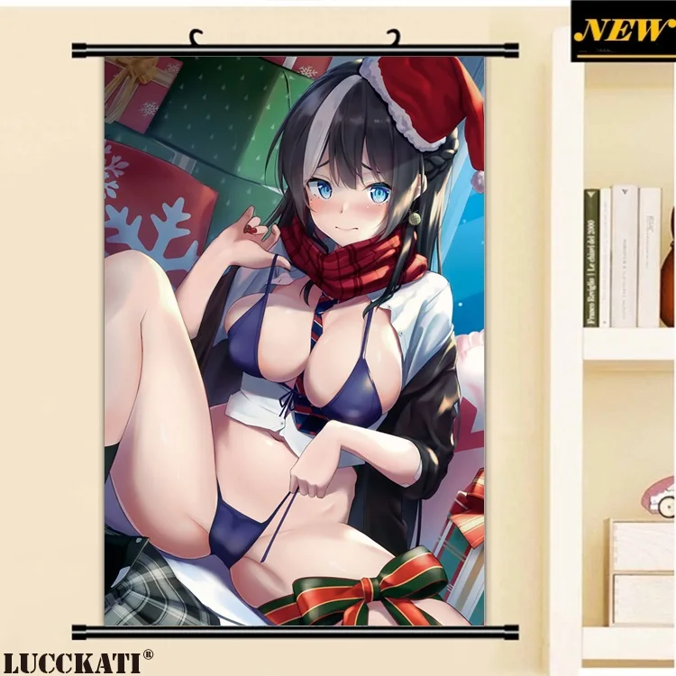 40X60 см melonbooks дыня-Чан cameltoe Сексуальная лоли задница Бикини высокие мультфильм аниме Настенная картина Фреска свиток холст живопись плакат - Цвет: X