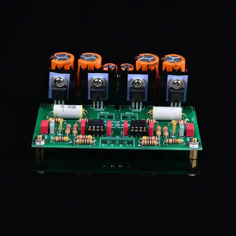 GZLOZONE Assembeld DUAL RIAA мм проигрыватель Phono предусилитель доска LP Ампер DIY L3 38|Усилители