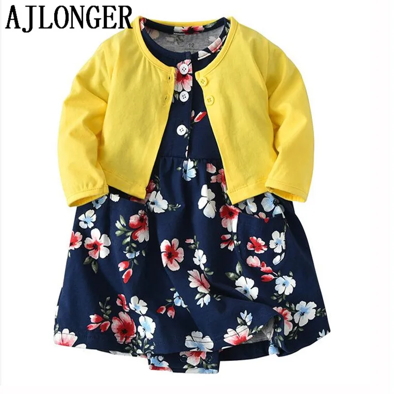 

AJLONGER/комплекты одежды для маленьких девочек; Брендовая детская одежда для девочек; Комплект одежды для девочек; Платье + пальто; Комплект пр...