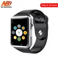 A1 наручные часы Bluetooth Смарт часы Спорт Шагомер с sim-камерой Smartwatch для Android HUAWEI Apple samsung часы горячая распродажа