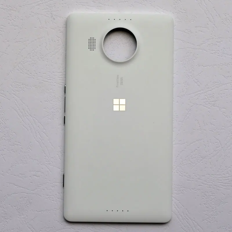 White ZUCZUG пластиковый задний корпус для microsoft Nokia Lumia 950 XL чехол для батареи задняя крышка с боковой кнопкой+ NFC - Цвет: White