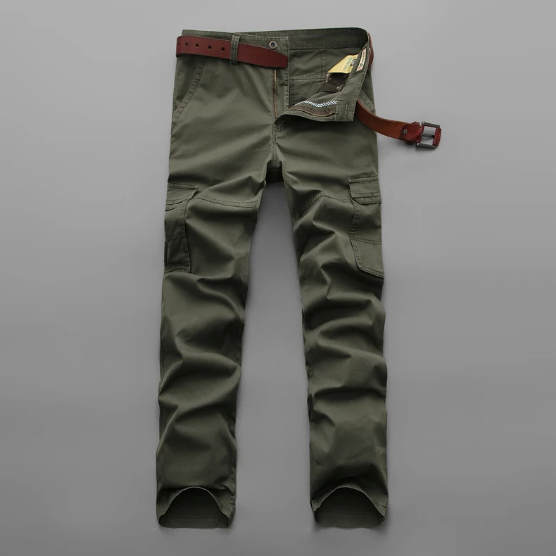 Мужские повседневные джинсы брюки-карго из 100% хлопка высокое качество