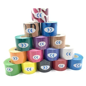 Лента спортивная для восстановления коленей, кинезиологическая лента Атлетическая, 2 размера, защитная муфта для мышц