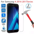 Закаленное стекло для samsung a3, a5, a7 2017, 2016, 2 шт.