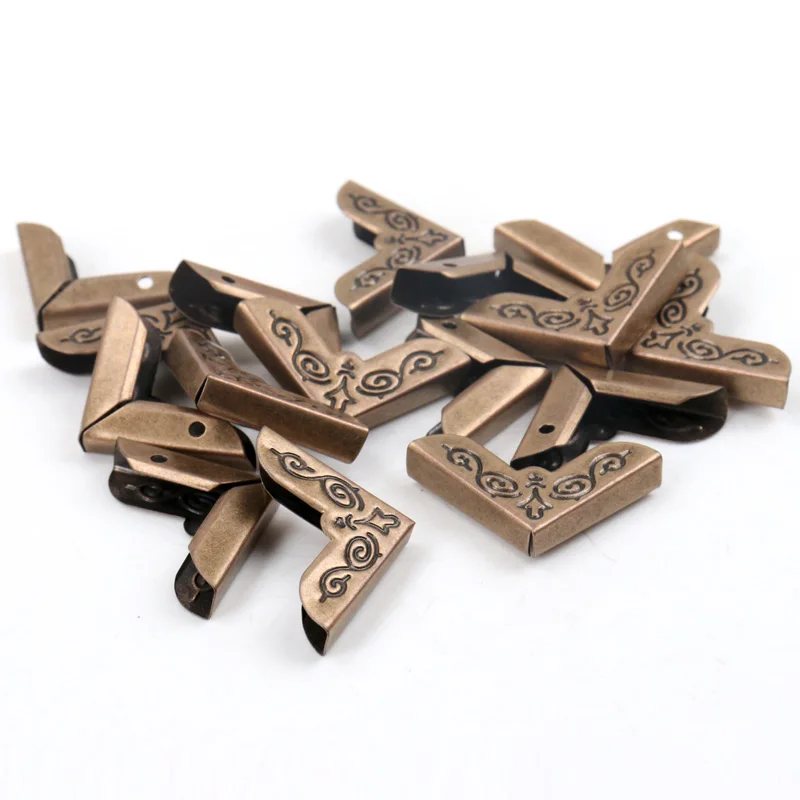 Metal Corners For Books Scrapbooking Photo Albums Menus Corner Protectors Crafts DIY Ornament 20x20x4mm 20pcs | Дом и сад