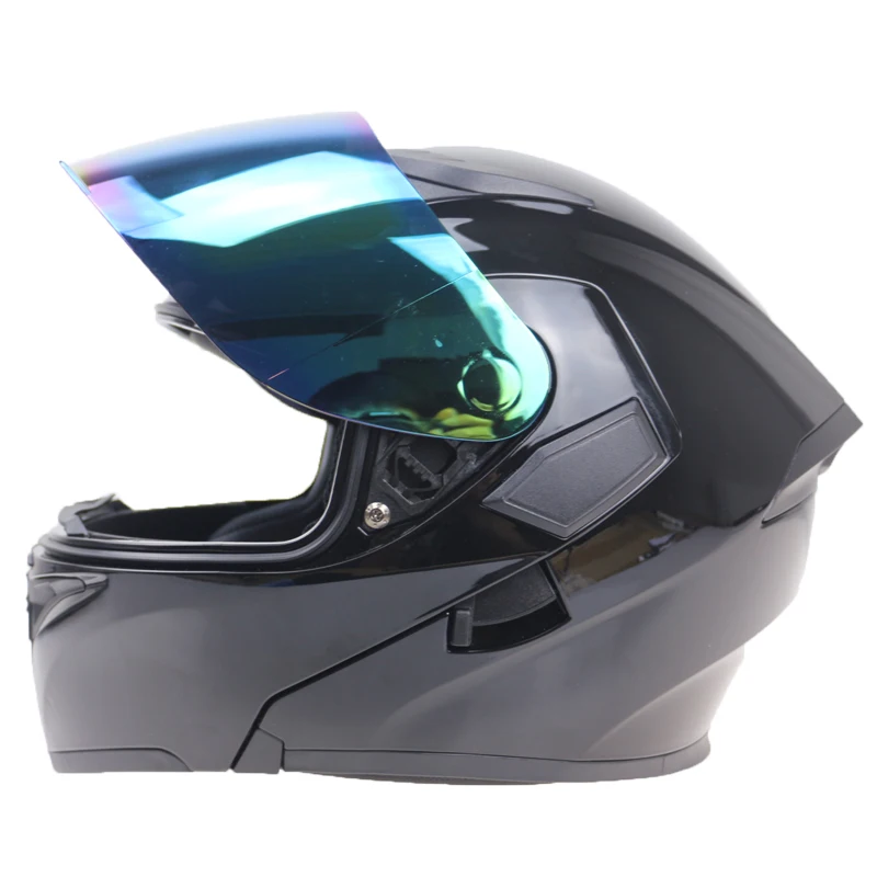 Мотоциклетный шлем 4 вида стекла с двойными линзами на все лицо для езды