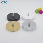 ЧернаябелаясеребрянаяЗолотая Потолочная пластина 10 см железная подвесная основа для лампы сделай сам + резиновая линия замка, бесплатная доставка