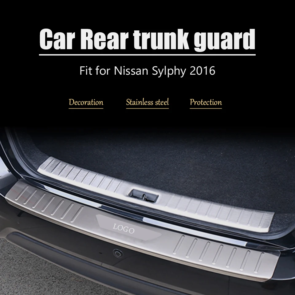 NOANS для Nissan Sylphy, Teana j31 j32 авто задний багажник двери Бампер анти полоски от царапин аксессуары из нержавеющей стали