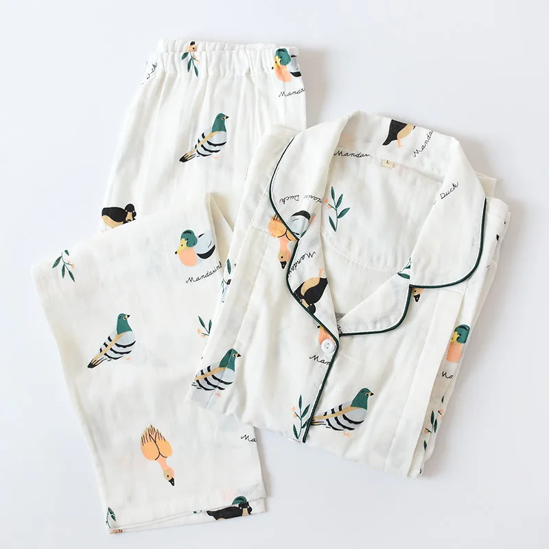 Одежда для грудного вскармливания из 100% хлопка тонкая пижама с длинными рукавами