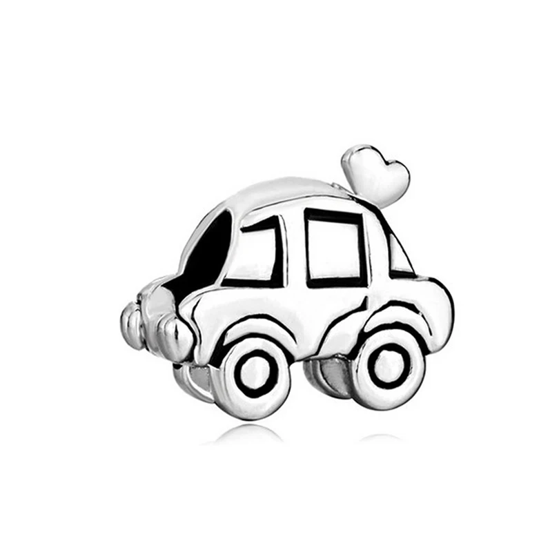 Новый продукт сердце любовь свадебный автомобиль Европейский Амулеты Браслет Из