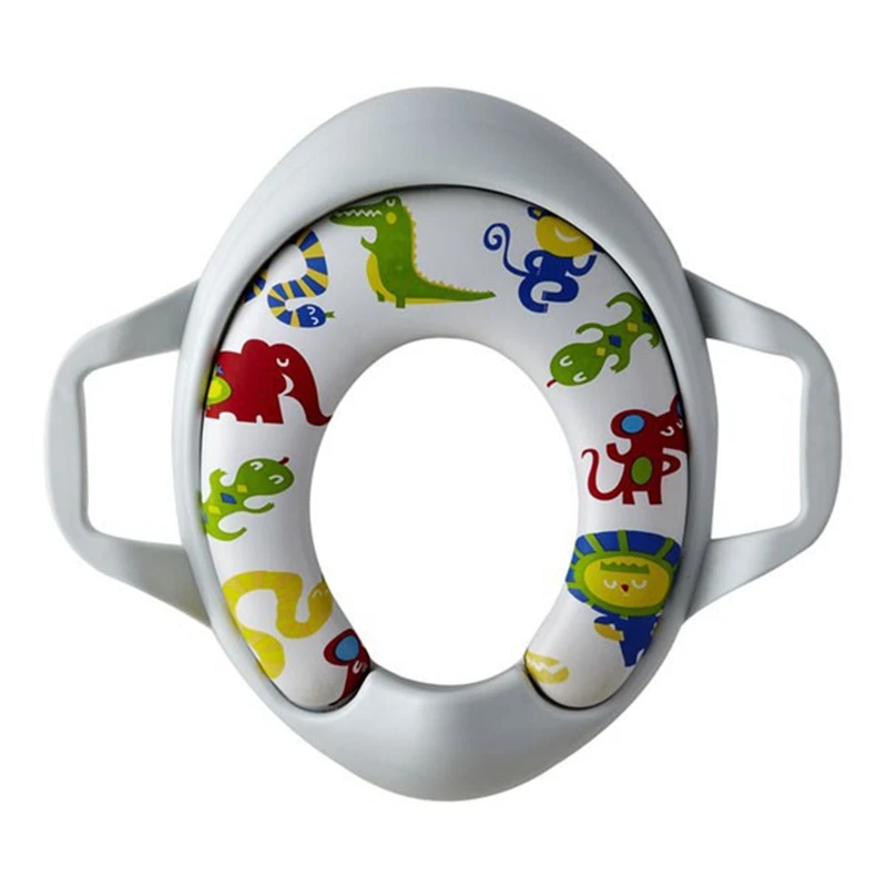 Портативное Детское сиденье для унитаза теплый мягкий кожаный горшок Подушка