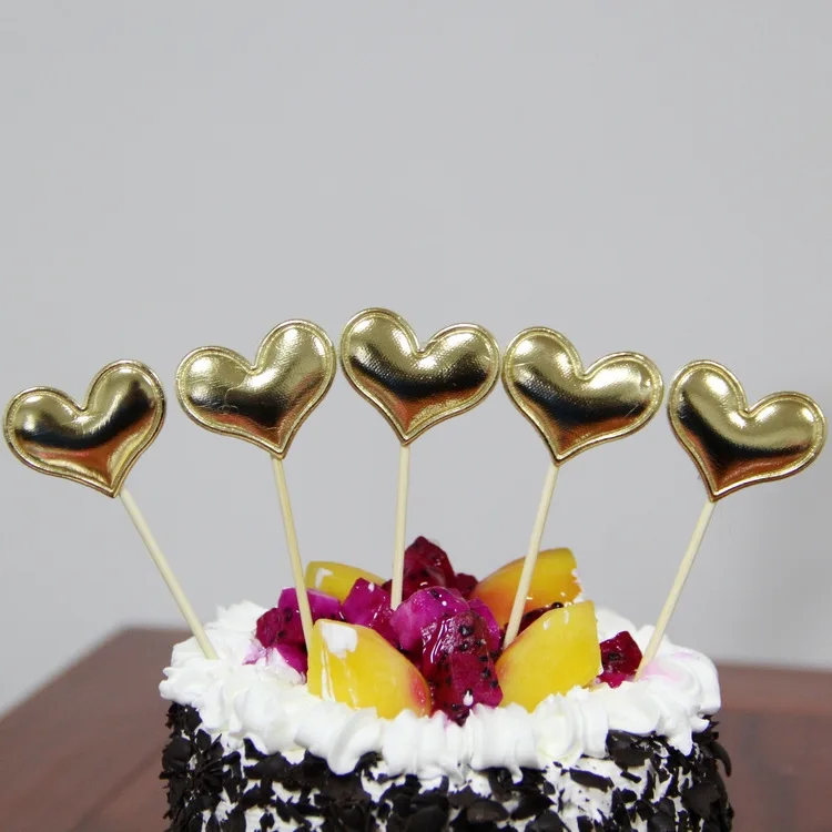 

5 шт., любовь, сердце, звезды, торт, Топпер для украшения дня рождения, кекс, флаг, детский душ, вечерние, свадебные украшения для кексов