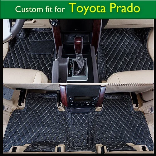 Пользовательские автомобильные коврики для Toyota Land Cruiser Prado 120 150 5 мест/7 мест