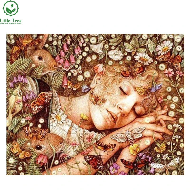 Бесплатная доставка рукоделие DIY Алмазная картина полная вышивка 3d needlwork Цветы