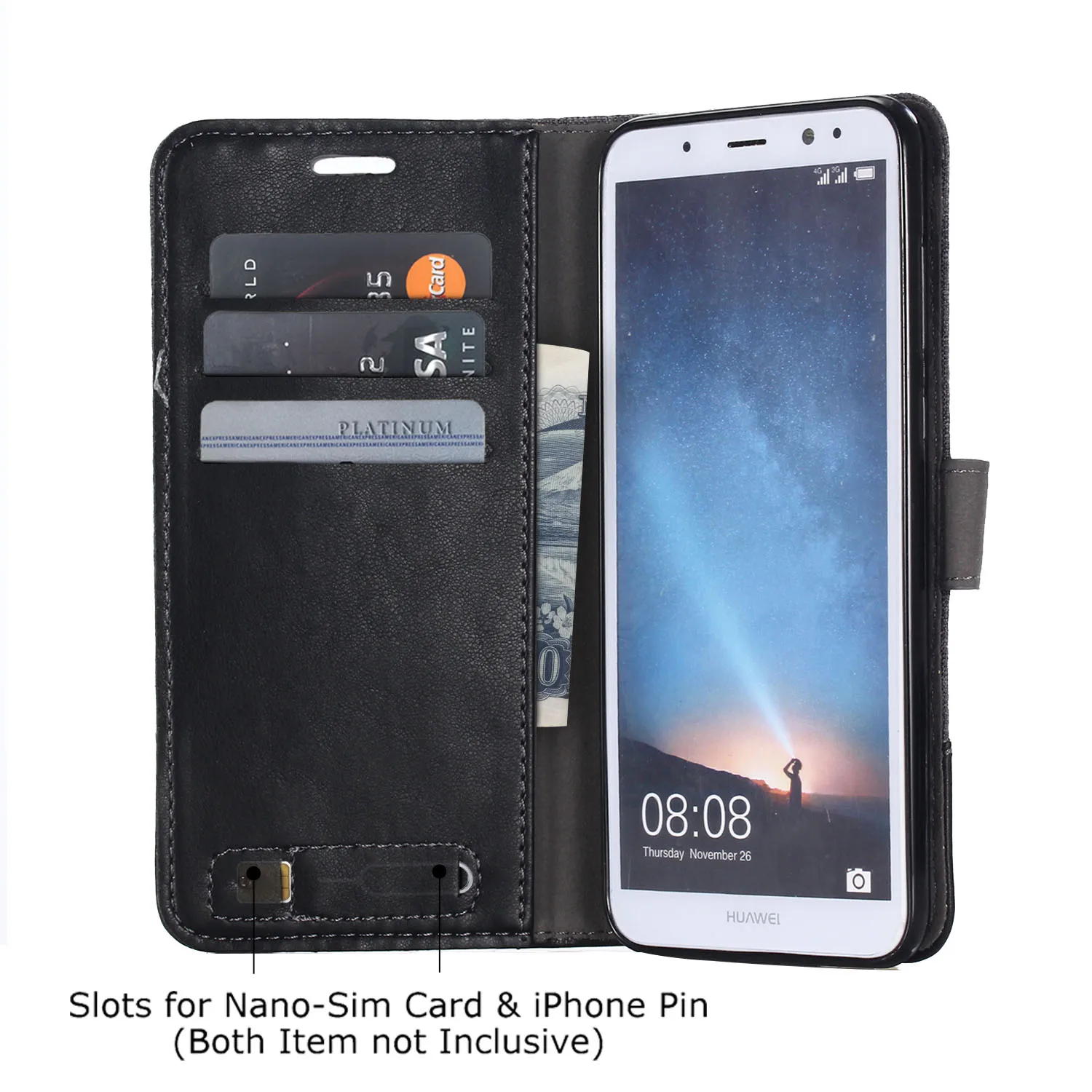 Роскошный джинсовый ковбойский кожаный чехол для Huawei Mate 10 кошелек 9 P20 P10 P9 P8 Lite 2017