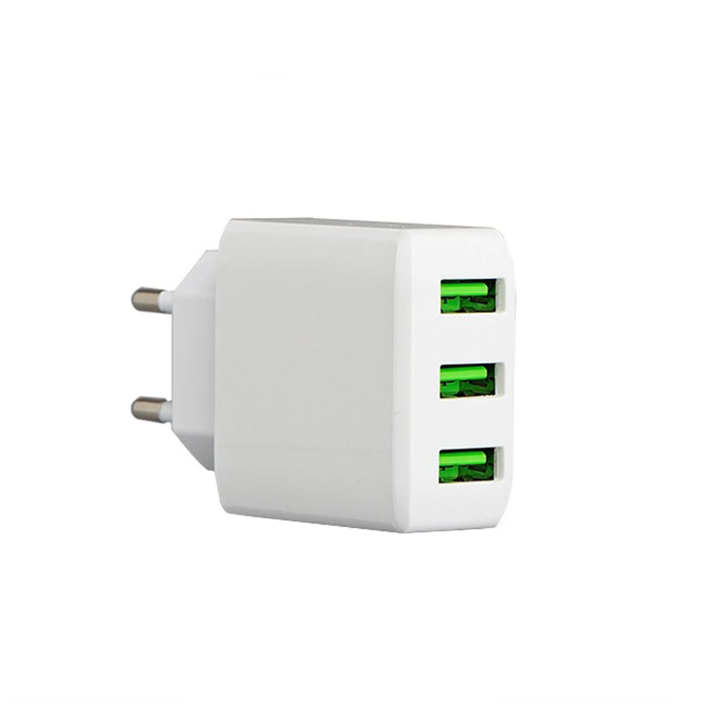Универсальное быстрое зарядное устройство EU/US/UK USB адаптер питания дорожное для