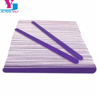 new double head wooden nail files 200 pcslot purple wood sandpaper polisher machine lixas de unha vijlen nails files tools kit