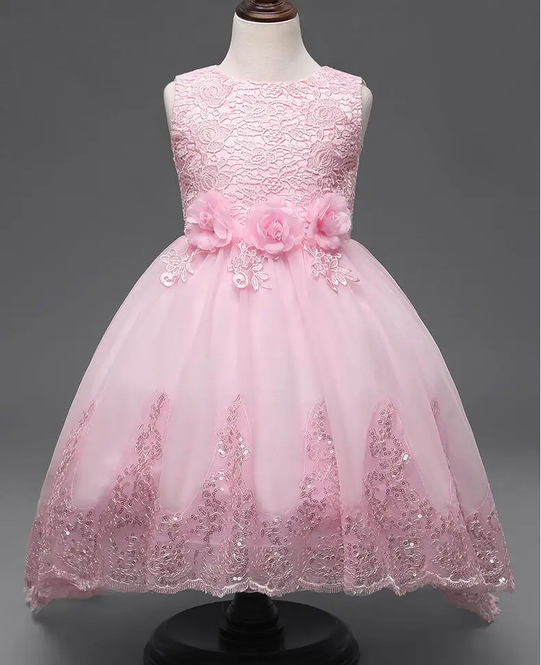 

New 2017 Girl Wedding Dress,Kids Lace Party Dresses,Kids Tutu Dress,Flower Girl Dresses For Weddings,For 4-12 Years