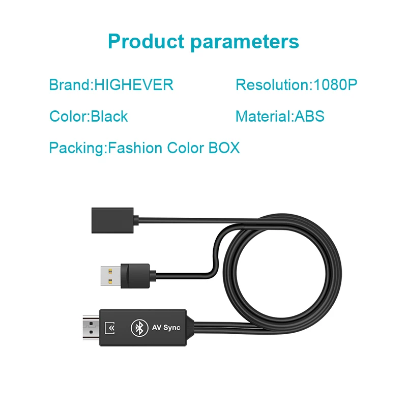HIGHEVER несколько HDMI кабель USB к Bluetooth конвертер 1080P аудио адаптер для Macbook Xiaomi huawei