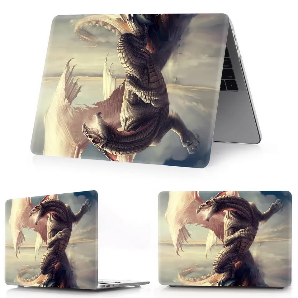 gui-guai Новинка ZAIWJ сумка для ноутбука чехол для MacBook Air Pro retina 11 12 13 15 для Mac Pro 13,3 15,4 дюймов с сенсорной панелью+ крышка клавиатуры - Цвет: gui-guai